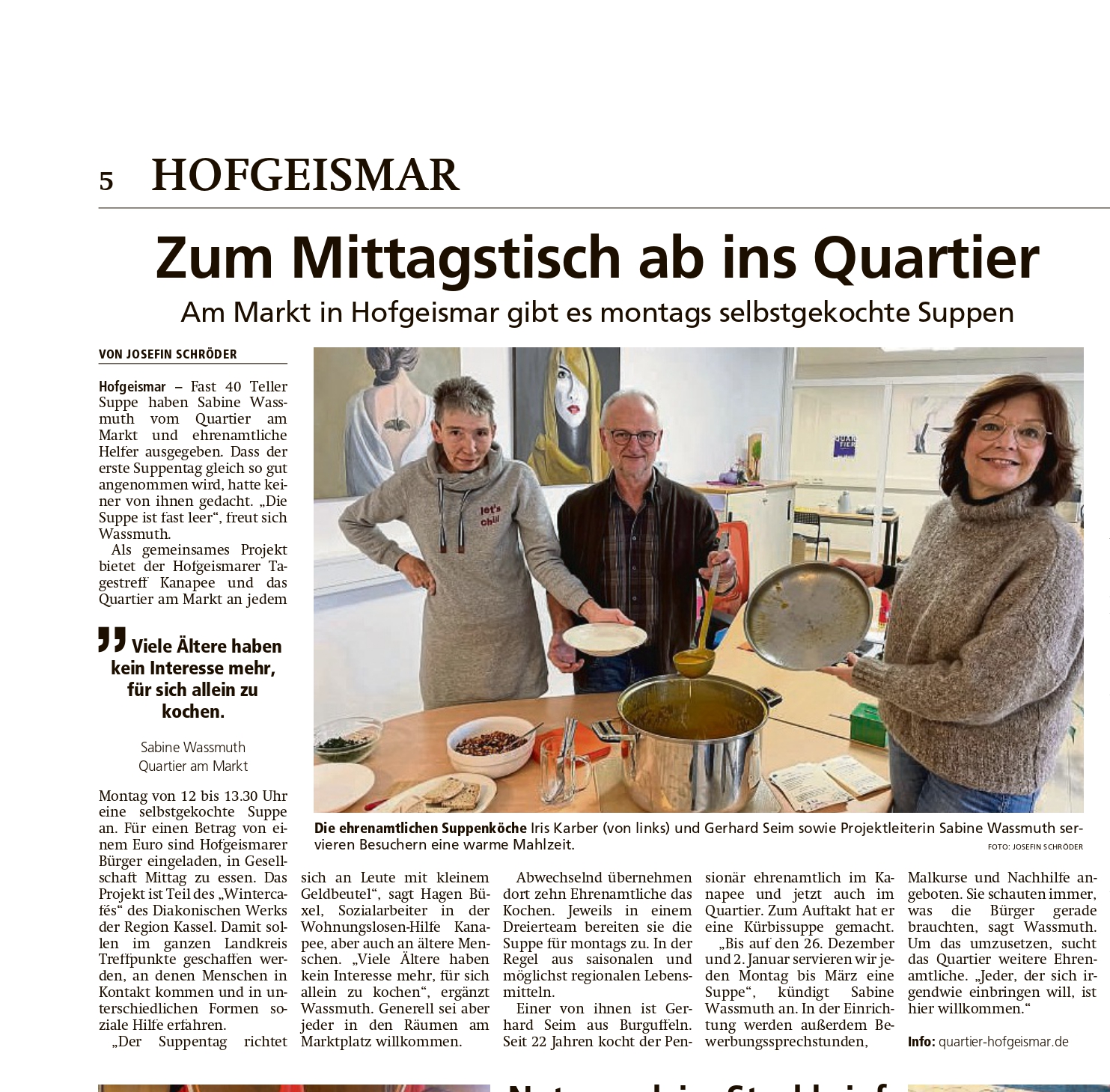 Read more about the article HNA Presseartikel vom 16.12.2022